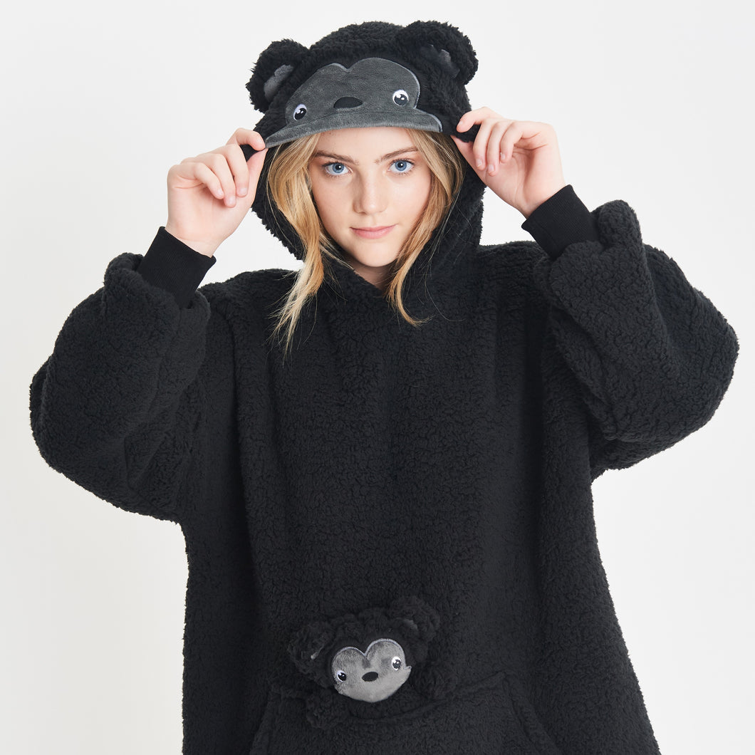 Snuggz Lite - Monkey Pocket Pal Hooded Blanket for Kids