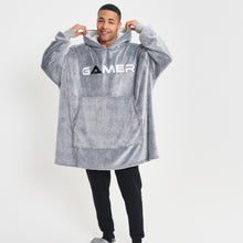 Load image into Gallery viewer, Snuggz Lite - Gamer Adult Hooded Blanket
