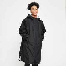Load image into Gallery viewer, Snuggz Black Changing Robe Parka for Kids
