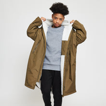 Load image into Gallery viewer, Snuggz Khaki Changing Robe Parka for Kids
