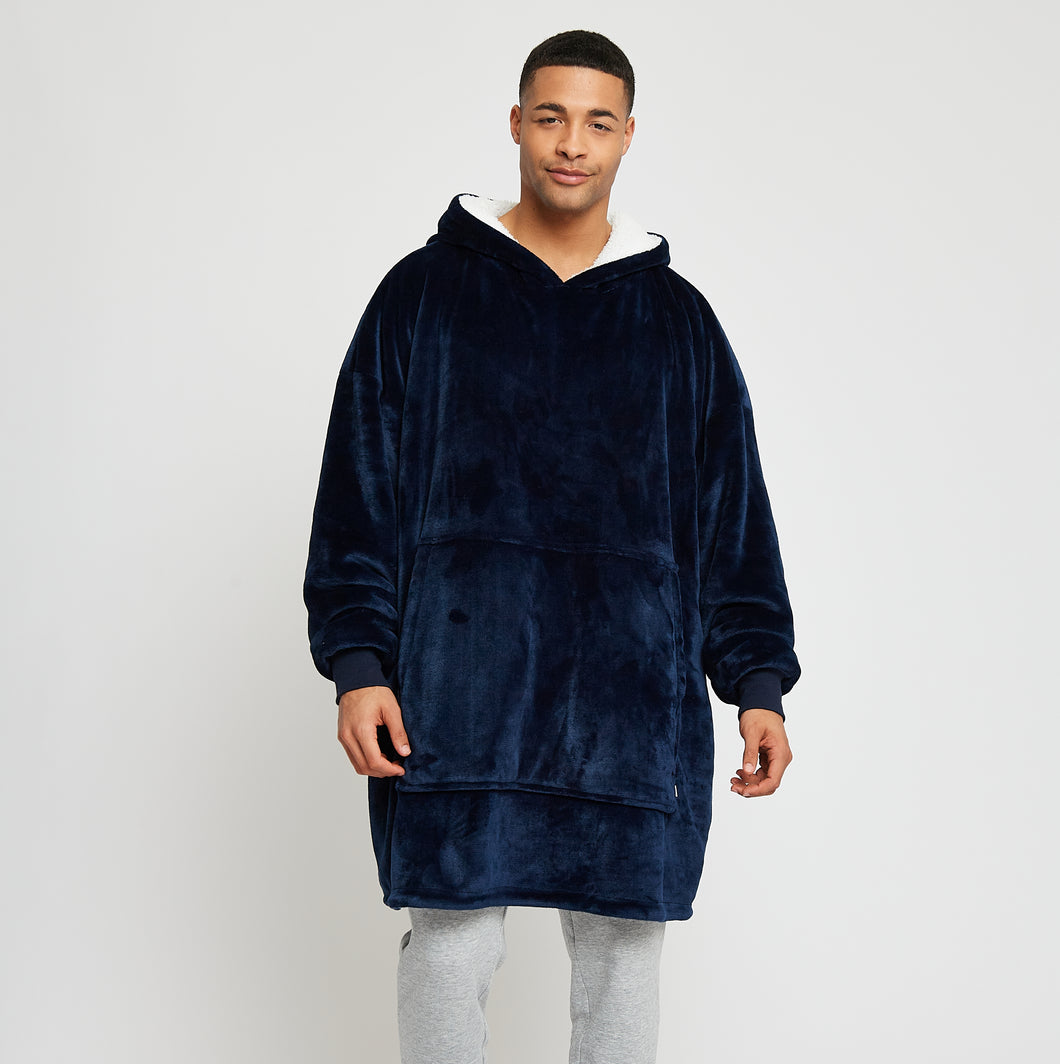 Snuggz Original - Navy Adult Hooded Blanket