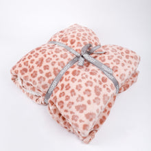 Load image into Gallery viewer, Snuggz Pink Animal Throw
