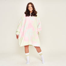 Load image into Gallery viewer, Snuggz Lite Tie Dye Adult Hooded Blanket
