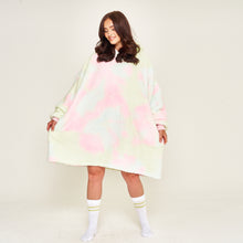 Load image into Gallery viewer, Snuggz Lite Tie Dye Adult Hooded Blanket
