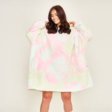 Load image into Gallery viewer, Snuggz Lite Tie Dye Adult Hooded Blanket
