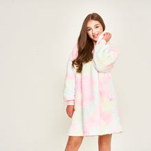 Load image into Gallery viewer, Snuggz Lite - Tie Dye Hooded Blanket for Kids
