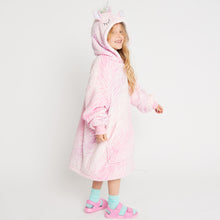 Load image into Gallery viewer, Snuggz Original - Unicorn Hooded Blanket for Kids
