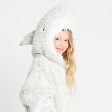 Load image into Gallery viewer, Snuggz Lite - Shark Hooded Blanket for Kids
