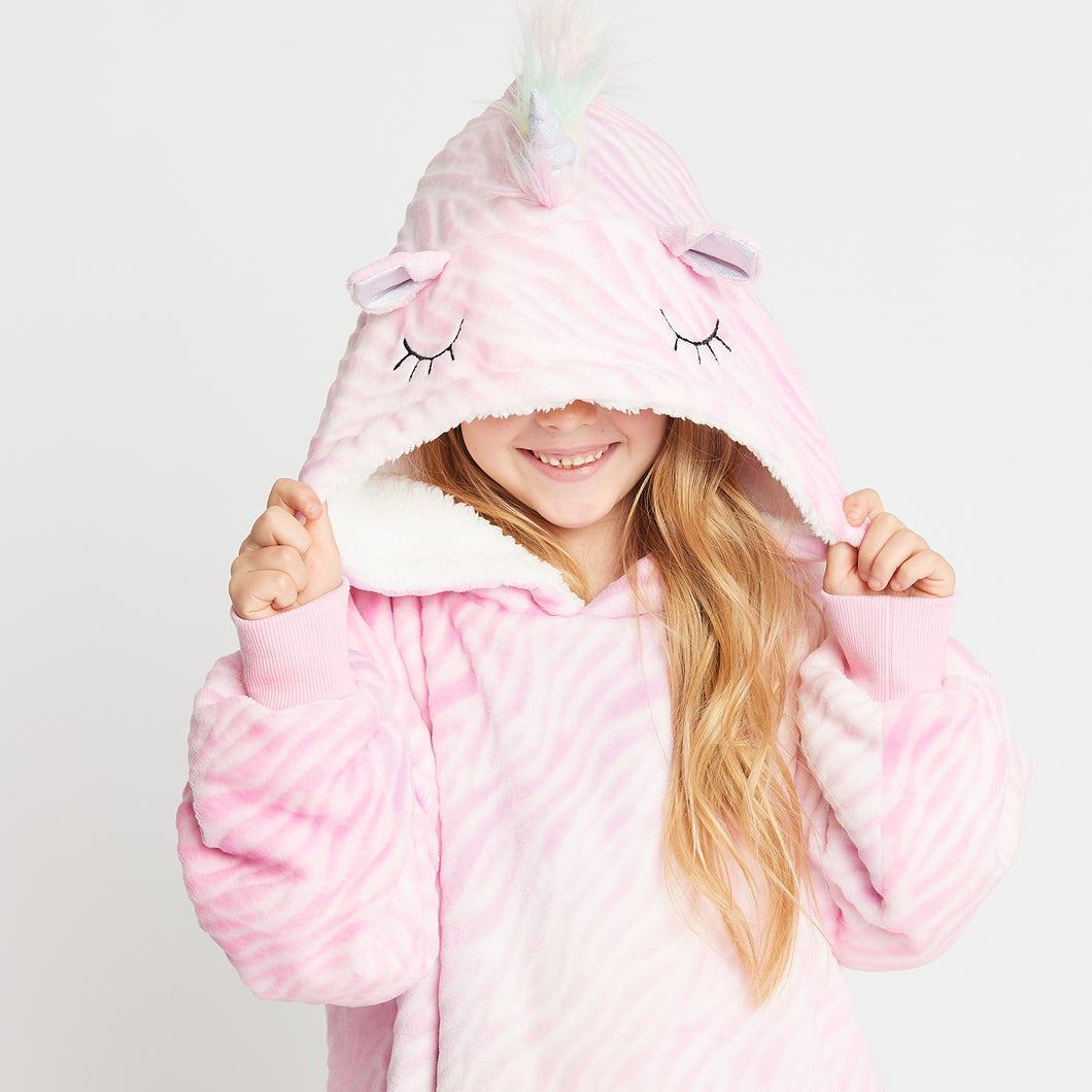 Snuggz Original - Unicorn Hooded Blanket for Kids