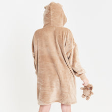 Load image into Gallery viewer, Snuggz Lite - Pug Pocket Pal Hooded Blanket for Kids

