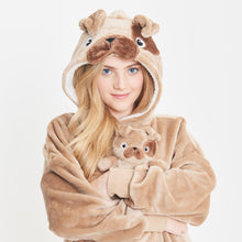 Load image into Gallery viewer, Snuggz Lite - Pug Pocket Pal Hooded Blanket for Kids
