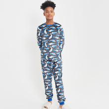 Load image into Gallery viewer, Snuggz PJs - Shark Baby Fleece
