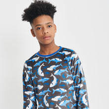 Load image into Gallery viewer, Snuggz PJs - Shark Baby Fleece

