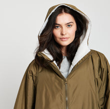 Load image into Gallery viewer, Snuggz Khaki Changing Robe Parka for Kids
