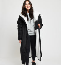 Load image into Gallery viewer, Snuggz Black Adult Changing Robe Parka
