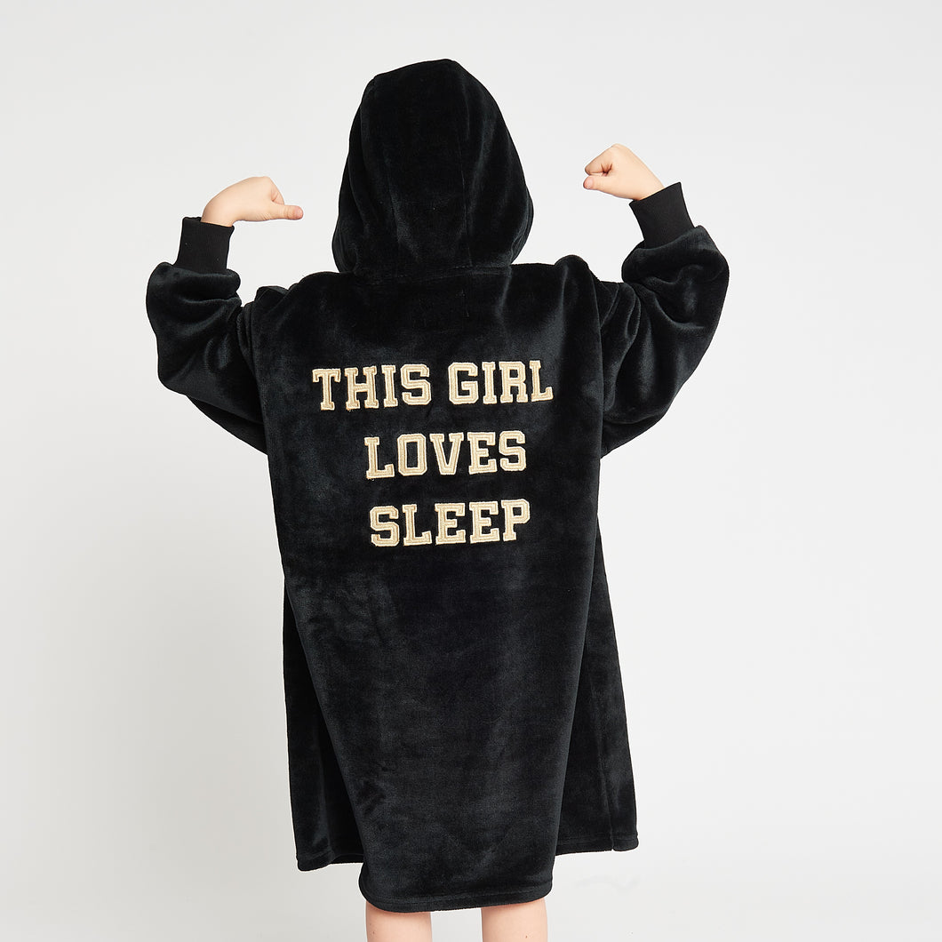 Snuggz Lite - Slogan Hooded Blanket for Kids