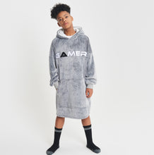 Load image into Gallery viewer, Snuggz Lite - Gamer Adult Hooded Blanket
